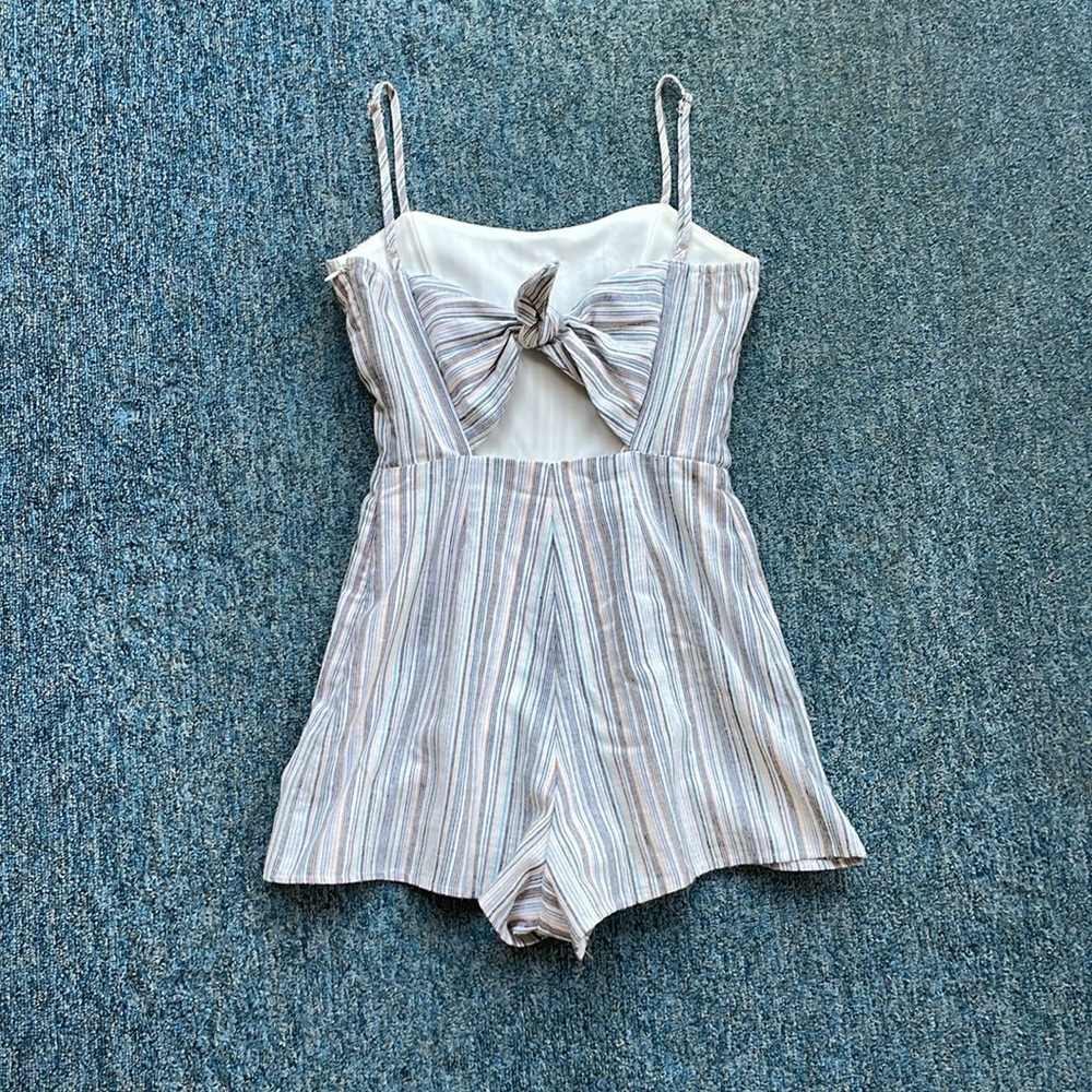 Striped Romper - Picture 2 of 2